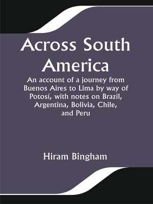 cover image of Across South America